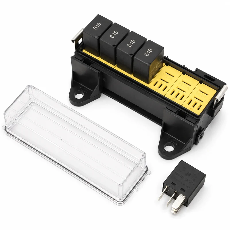 Caja de micro relés MTA de 7 vías con terminales
