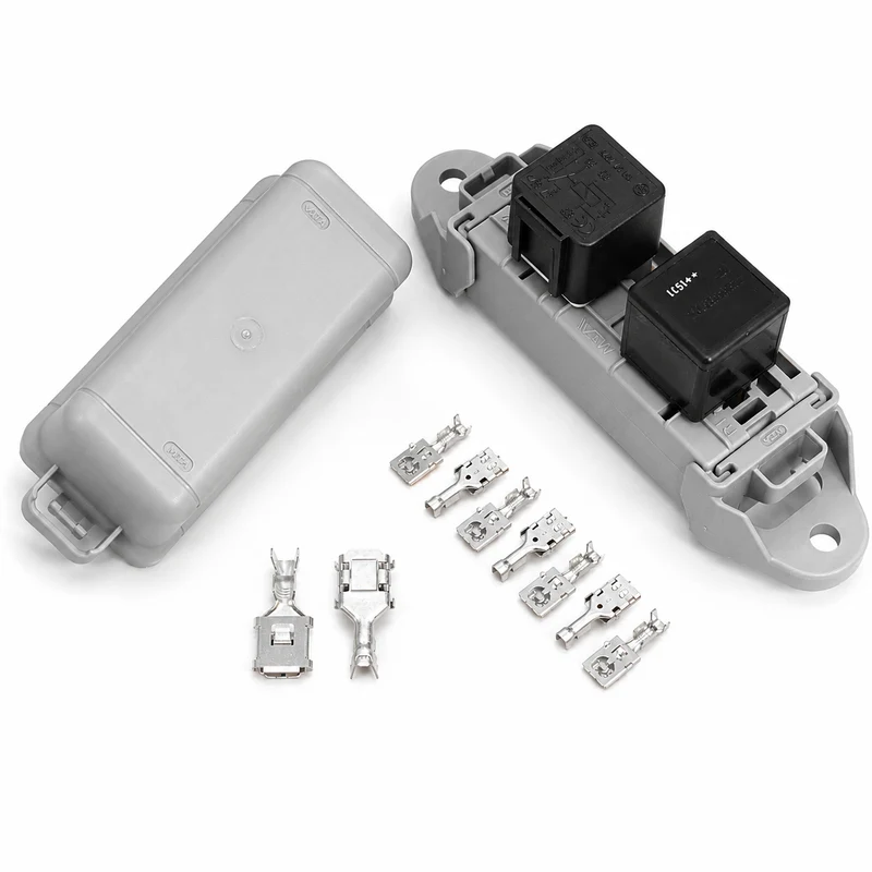 Caja de relés MTA de 2 vías Maxi y Mini con terminales