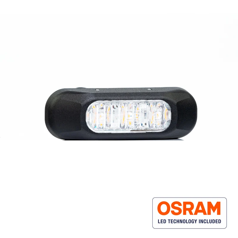 Luz estroboscópica de advertencia de peligro compacta Fristom / Ámbar