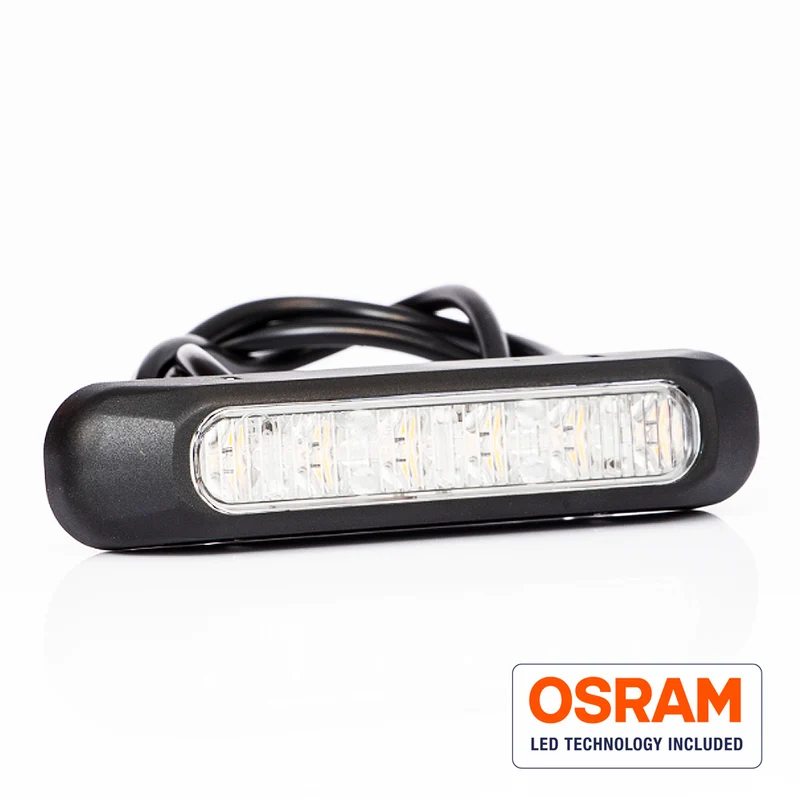 Luz estroboscópica LED de advertencia de peligro Fristom / Ámbar