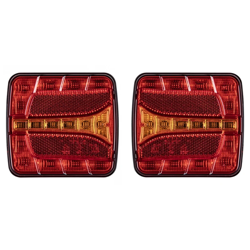 Luces LED cuadradas pequeñas para remolque / Juego de 2