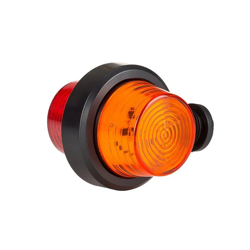 Luz de señalización corta danesa de estilo clásico / Ámbar y rojo