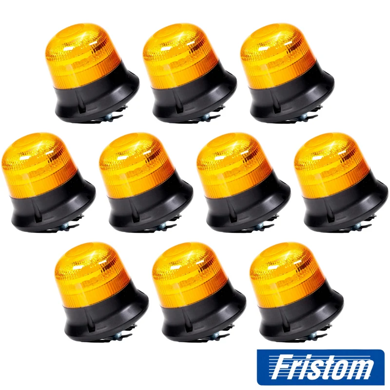 Paquete de 10 balizas LED compactas Fristom Premium / Fijación de un perno