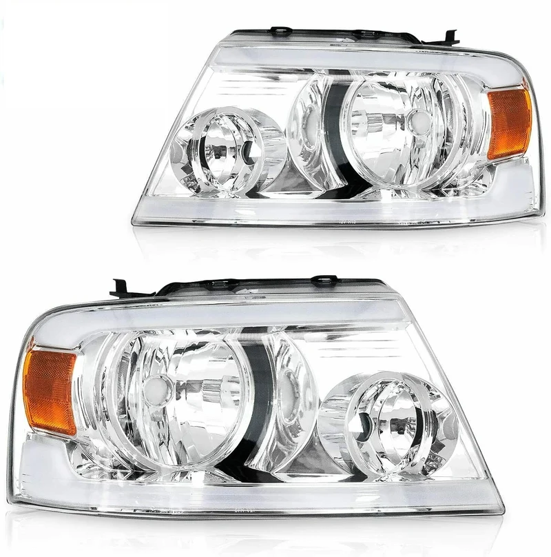 Faros Led Cromados F150 04-08 / 06-08 Lincoln Mark Lt Par