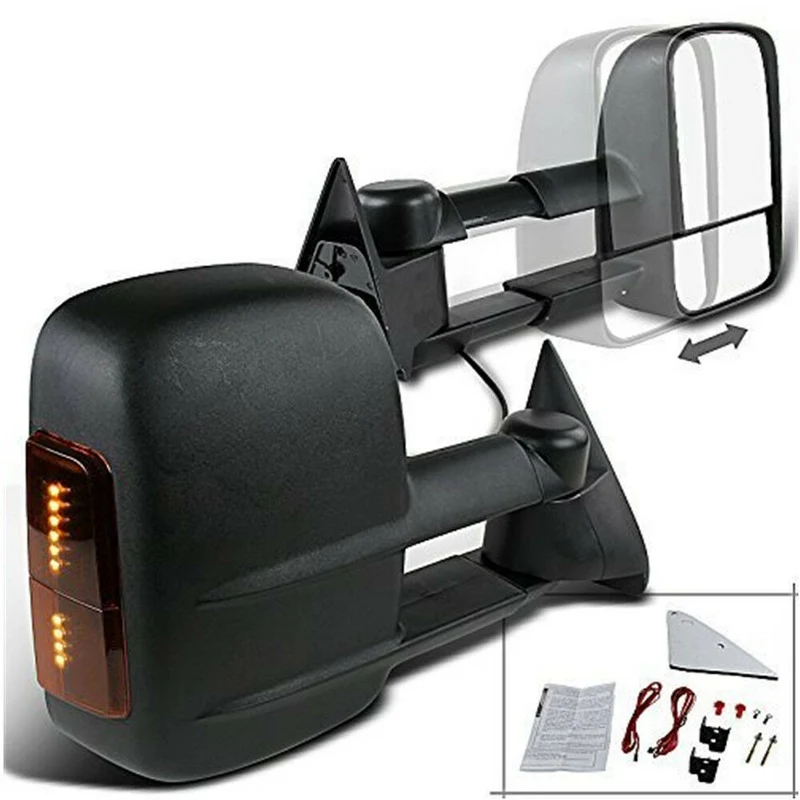 Espejos Laterales Con Led Chevy C/k 1500 88 -98 Par