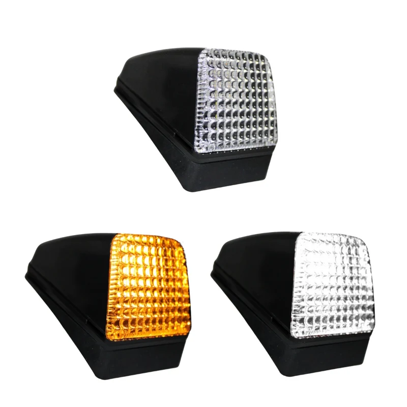 Luz LED de posición para techo, estilo Volvo, de dos colores y con lente transparente
