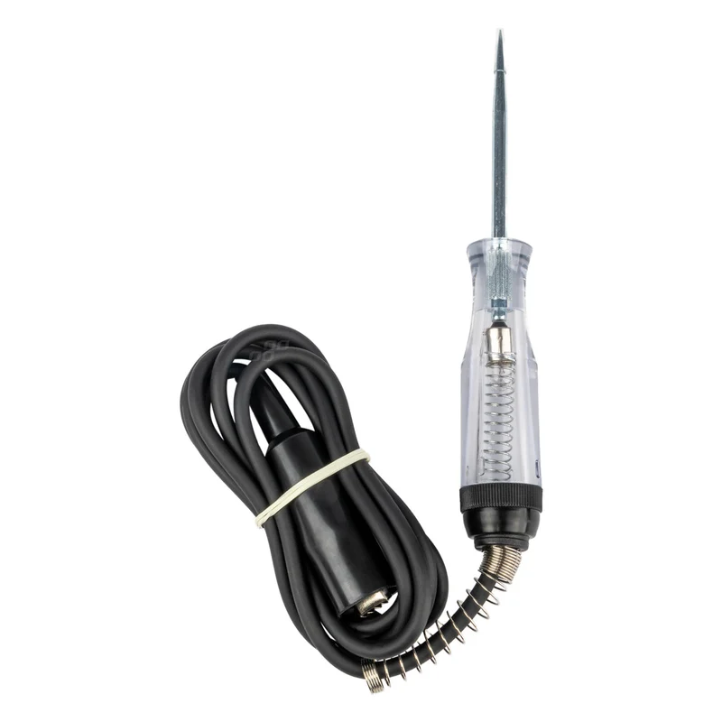 Comprobador de circuitos de alta resistencia con pinza de cocodrilo / 6-24 V