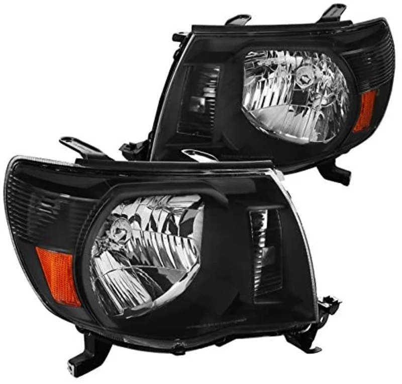 Faros Fondo Negro Toyota Tacoma 2005-2011