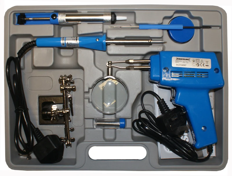 Kit de soldadura con pistolas de 30 y 100 W