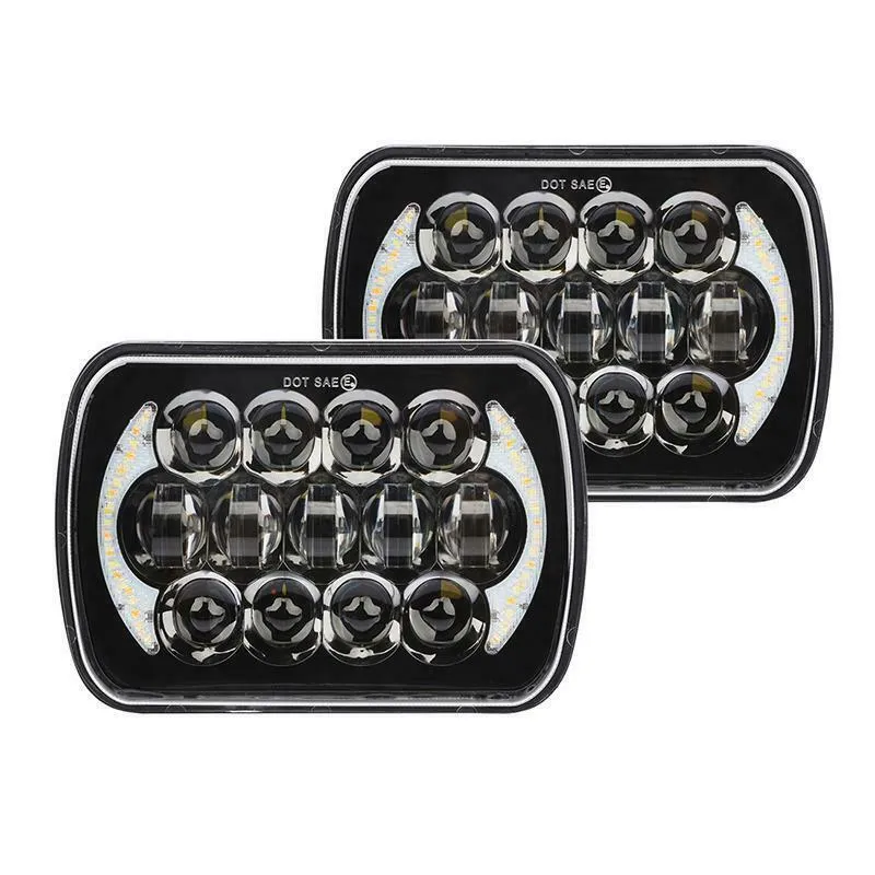 Faros led 105W 7X6" para jeep Wrangler YJ 1987-1995