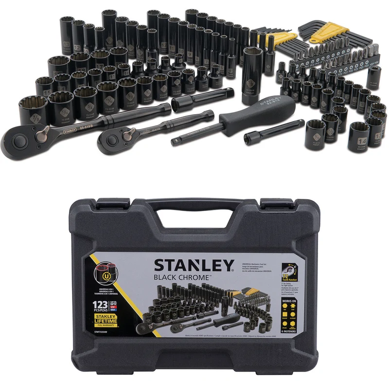 Kit de herramientas de taller mecánico 123 piezas