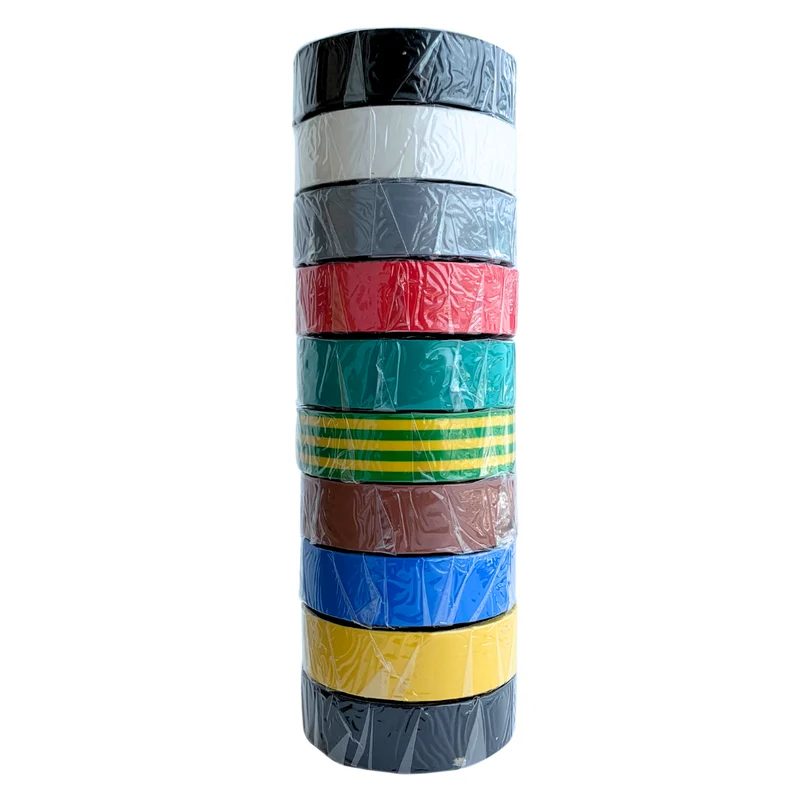 Cinta Aislante / Paquete Rainbow / 10 Rollos