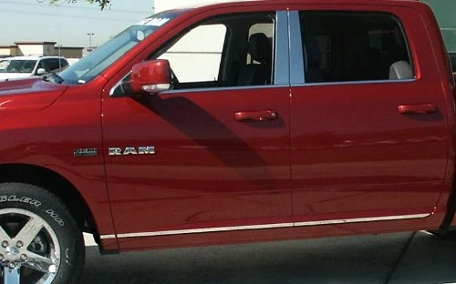 Molduras Cromadas Para Pilar De Puertas Dodge Ram 1500 2009- 2018