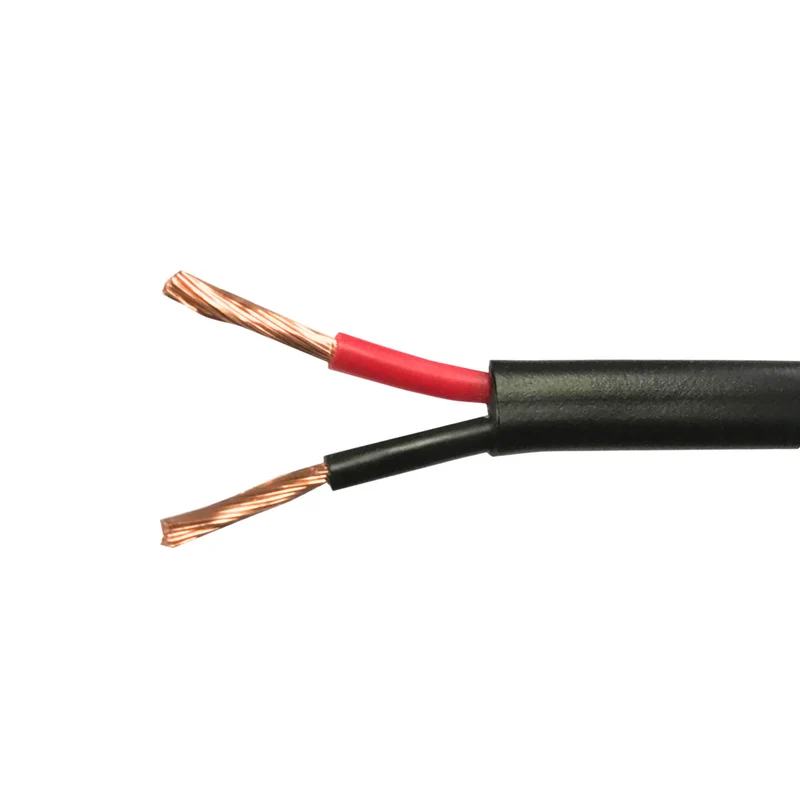 Cable automotriz de doble núcleo / 2 x 0.5 mm² de pared plana y delgada