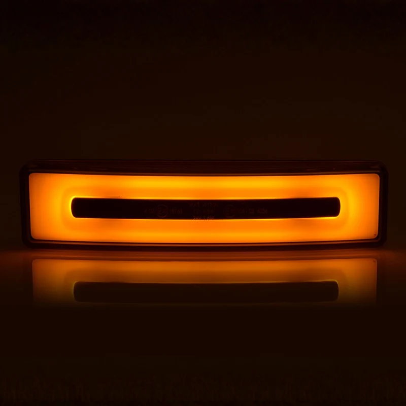 Lámpara LED de neón para visera Scania ámbar con enchufe
