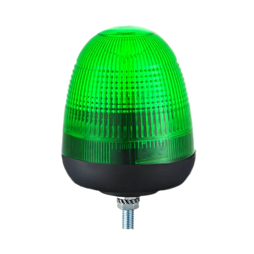 Baliza verde LED de perno único