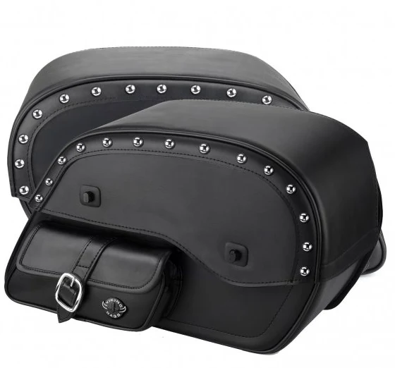 Viking Alforjas Para Moto Piel Sintetica Alta Calidad