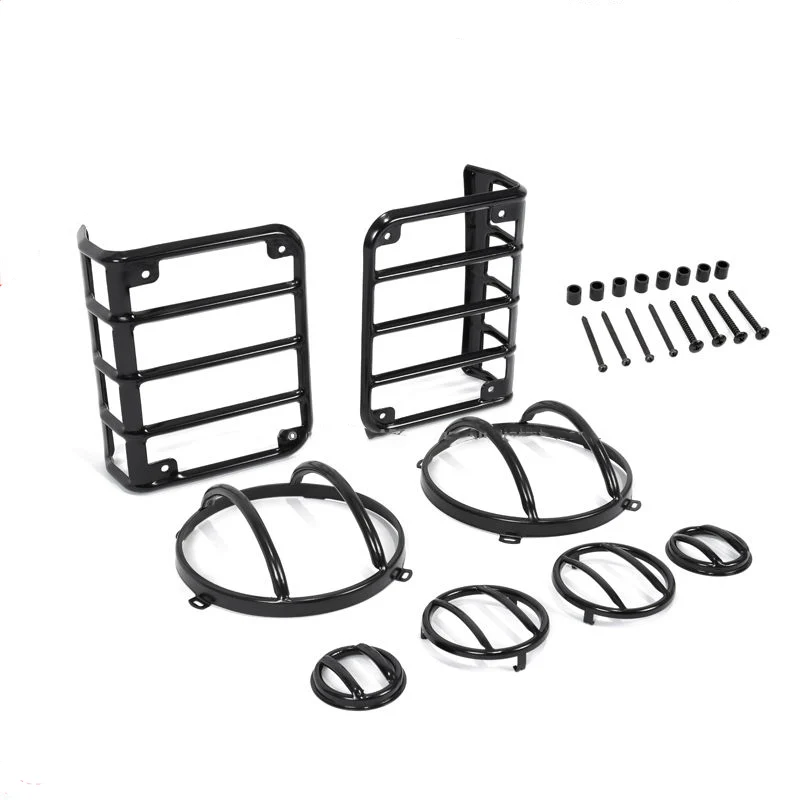 Rejillas Protector De Faros Calaveras Jeep Wrangler 07 - 15