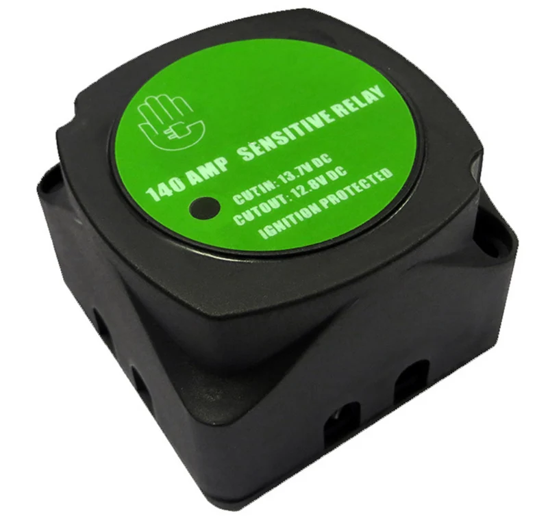 Relé sensible al voltaje 12v 140A para carga de batería de ocio