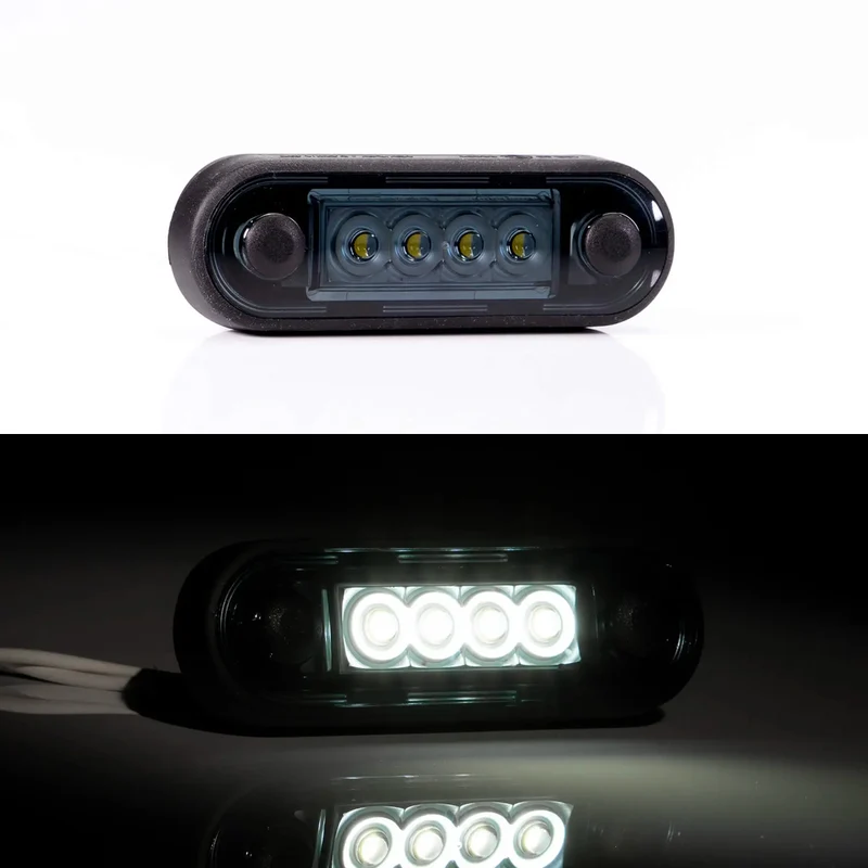 Luces de posición LED con lente ahumada oscura