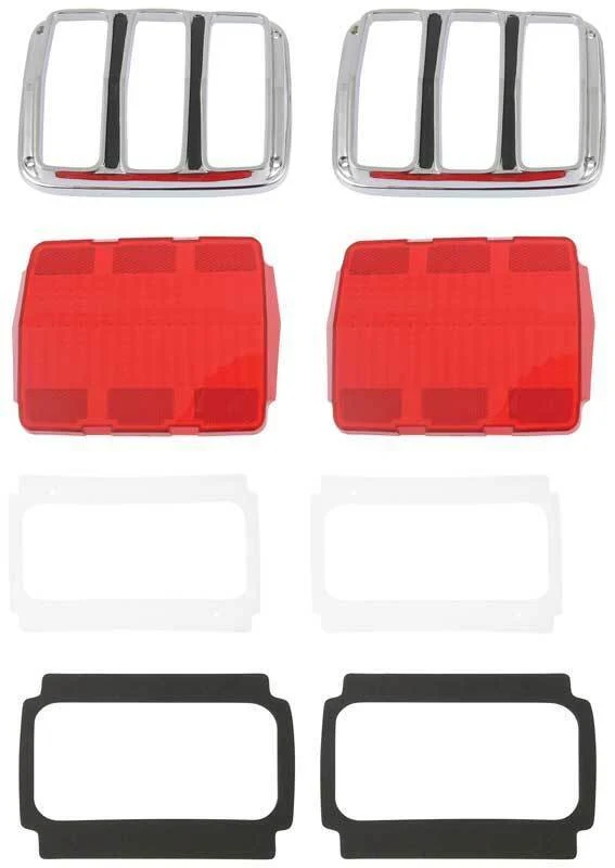 Kit de Biseles micas para calaveras Mustang 64-66