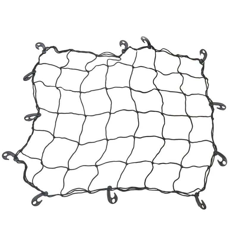 Red de remolque elástica con ganchos