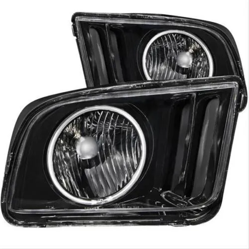 Par De Faros Fondo Negro Ford Mustang 2005 - 2009