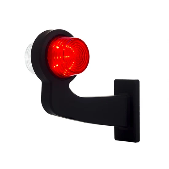 Luces LED de señalización danesas de estilo antiguo / Lente roja y transparente