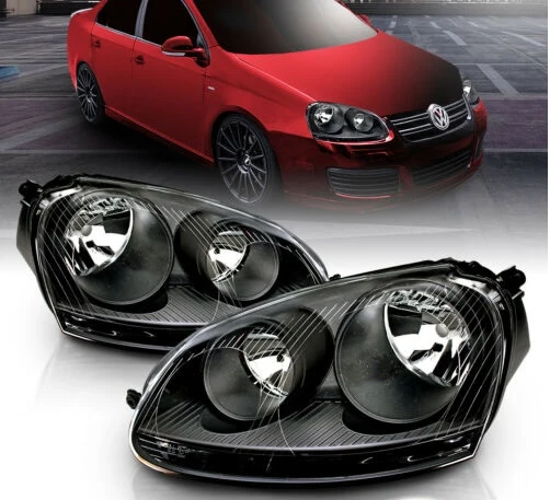 Faros Fondo Negro Volkswagen Gti /bora 2006 - 2009