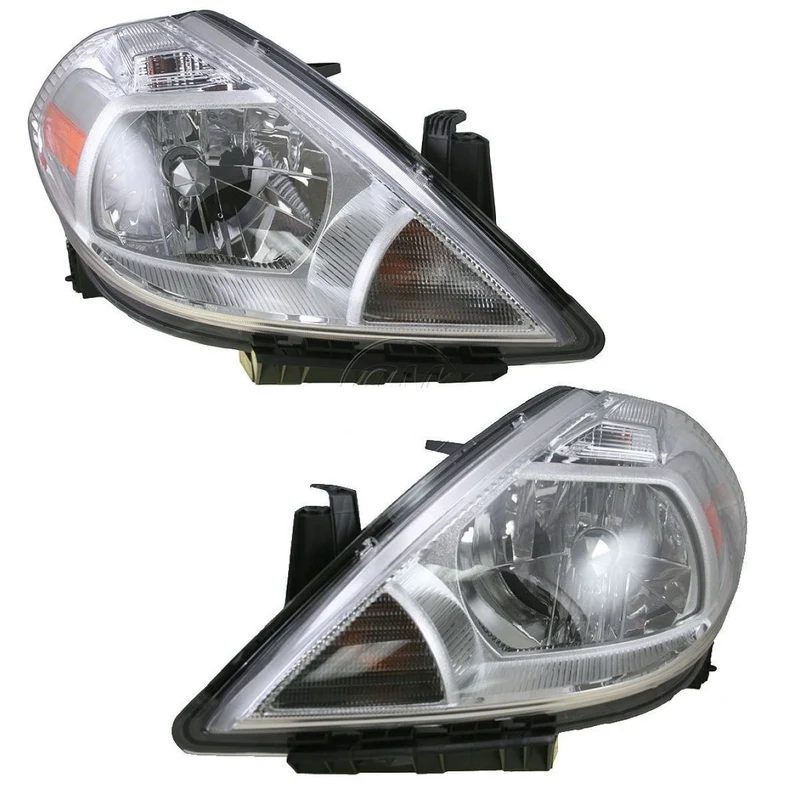 Nissan Versa Faros Fondo Cromado 2007 - 2012