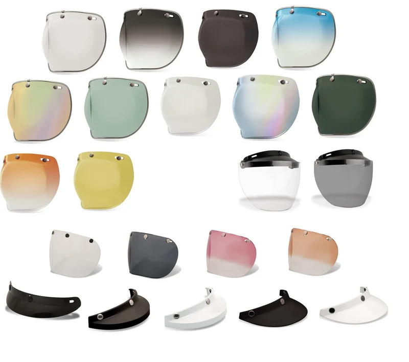 3-SNAP BUBBLE MICAS VARIOS COLORES CASCOS BELL CUSTOM 500