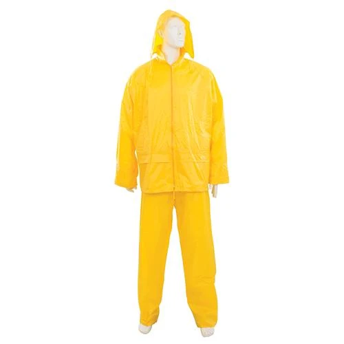 Traje de lluvia amarillo