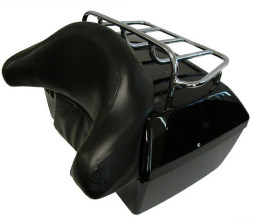 Caja Trasera para moto con respaldo y rejilla