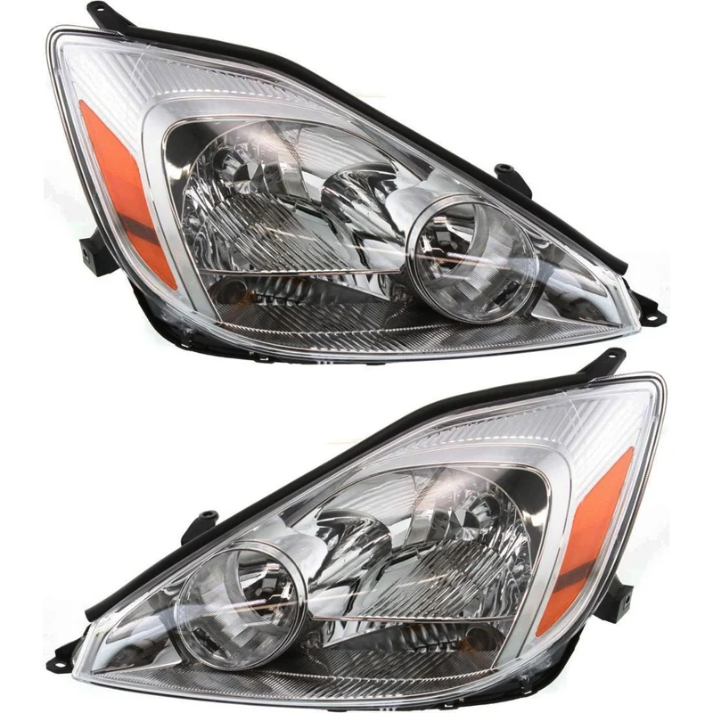 Faros Fondo Cromado Toyota Sienna 2004 - 2005