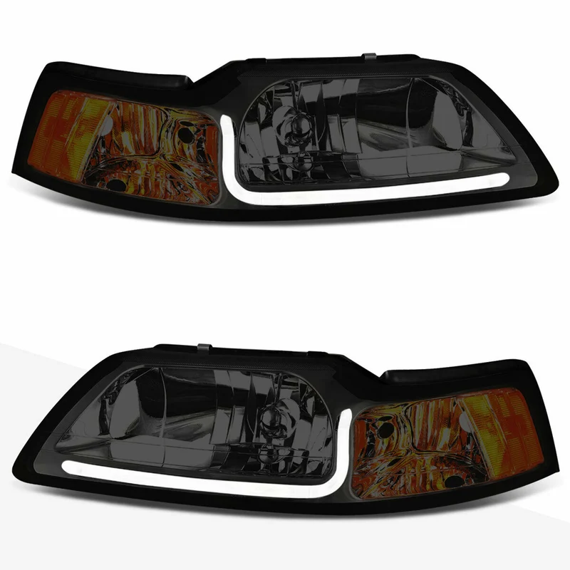 Ford Mustang Par De Faros Ahumados 1999 - 2004