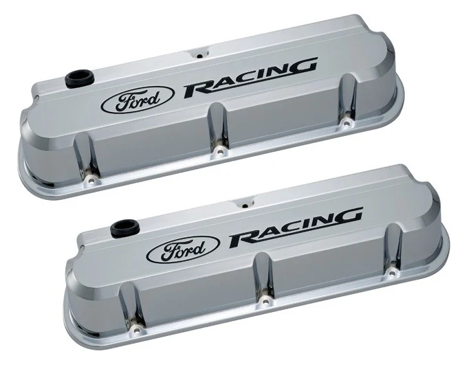 Mustang Ford Racing Tapas de Valvulas Cromadas