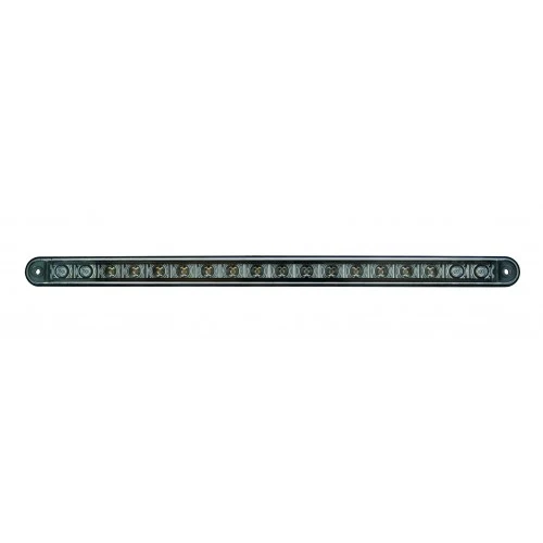 Lámpara de tira LED trasera combinada compacta - Negro 12V 380mm / Lámparas LED automáticas