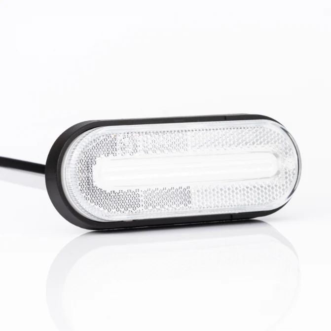 Luz de marcador frontal Fristom blanca con banda LED