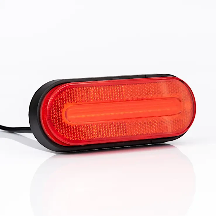 Luz de posición trasera roja Fristom con franja LED