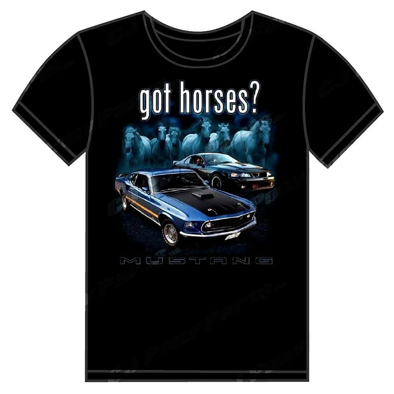 Mustang Playera Negra