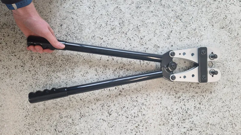 Crimpadora de alta resistencia para terminales de tubos de cobre / 25-150 mm²