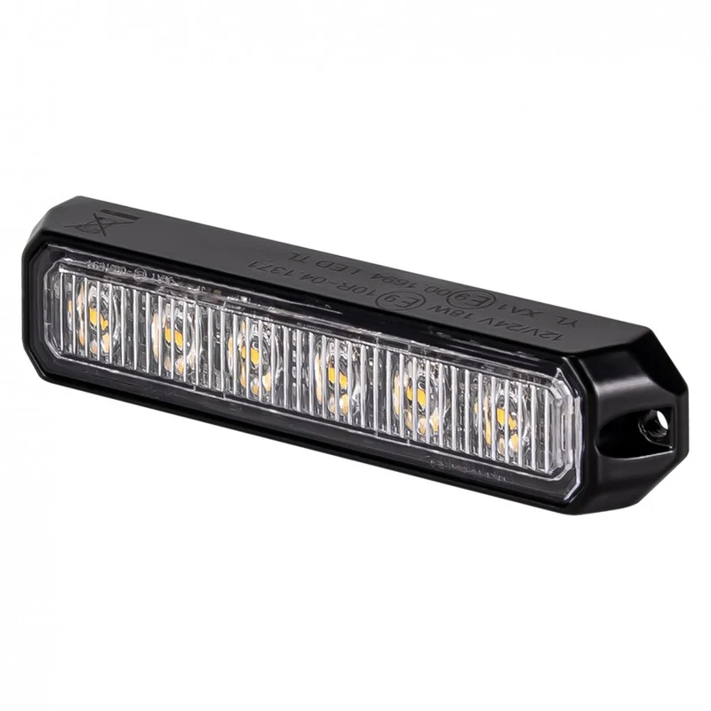 Luz estroboscópica ámbar de 6 LED