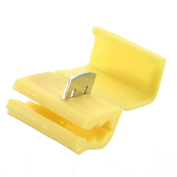 Conectores de cable Scotch Lock amarillos, terminales de empalme rápido / Paquete de 100