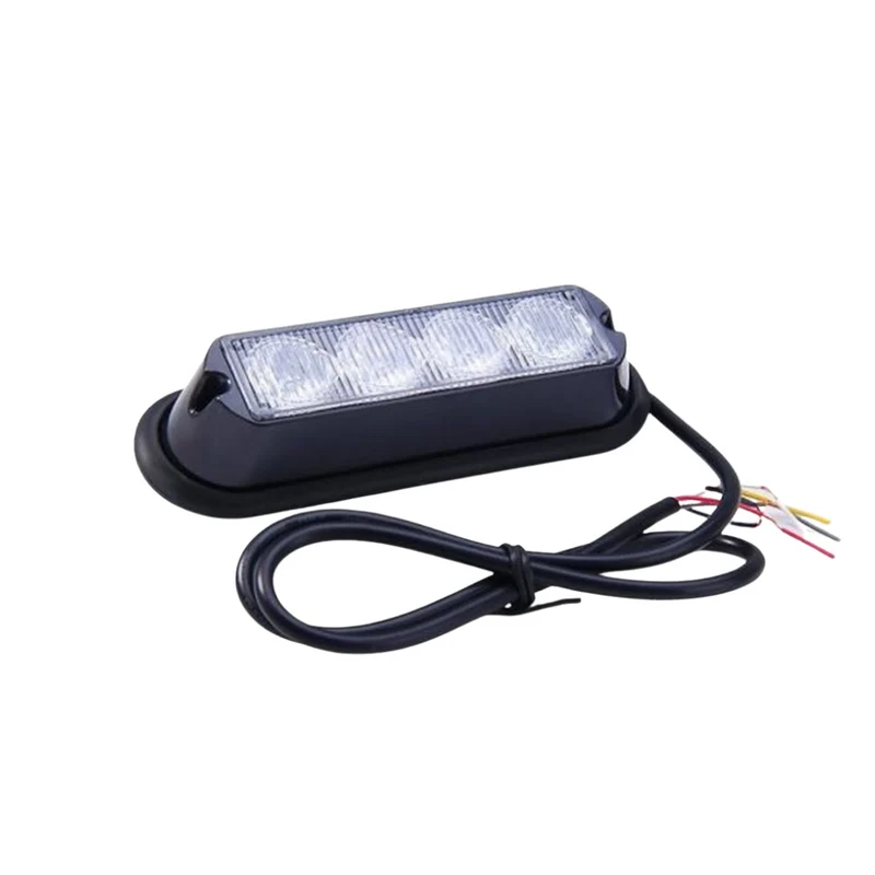 Luz estroboscópica ámbar de 4 LED
