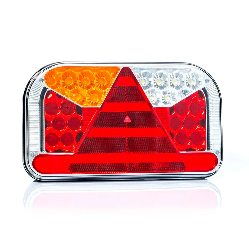 Luz LED para remolque con freno, cola, indicador, niebla, marcha atrás y reflector