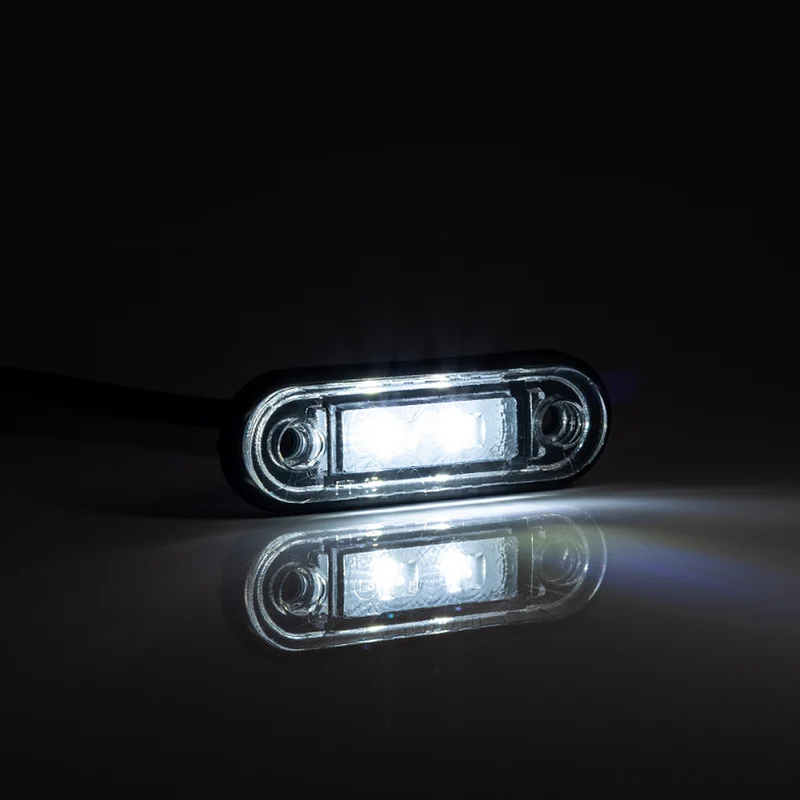 Luz de posición LED empotrada en rojo, blanco, ámbar, azul y verde