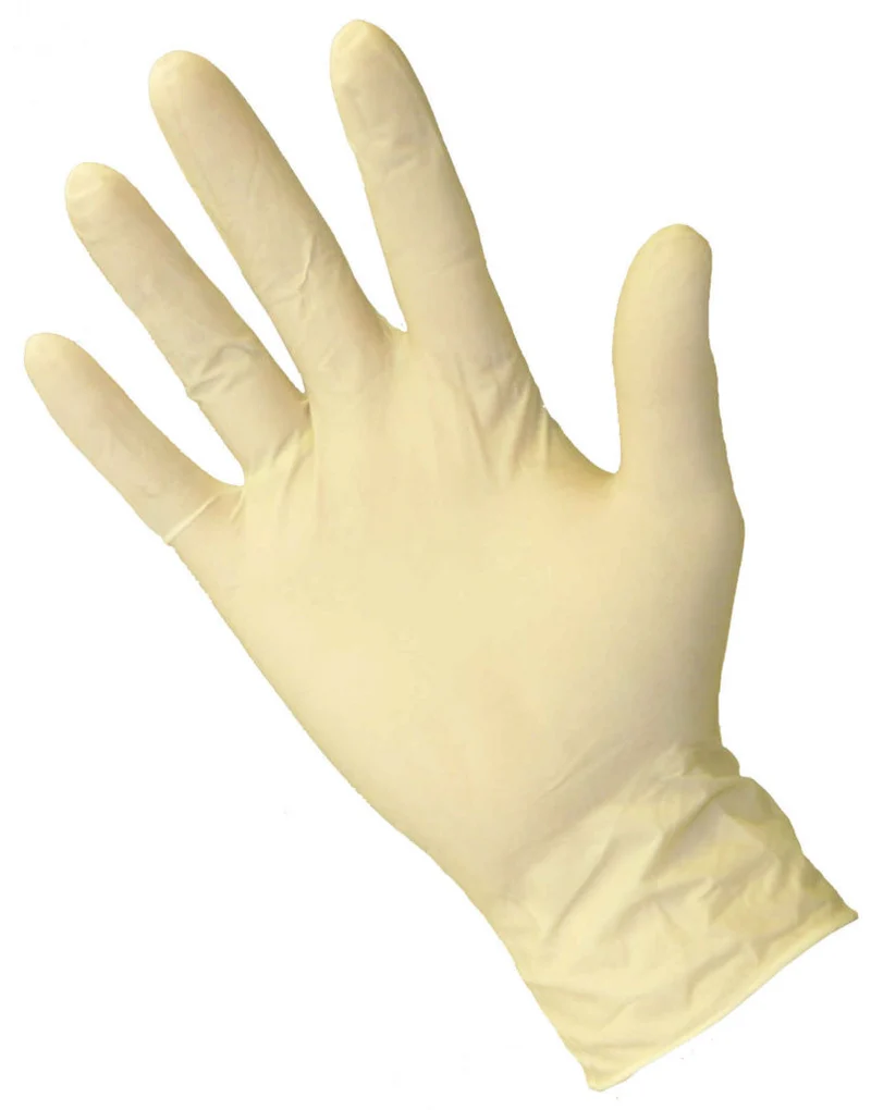 Guantes de látex / Todos los tamaños disponibles