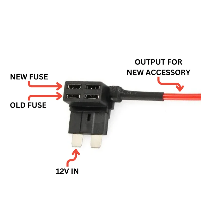 Agregar un circuito Blade Piggy Back/Grifo de fusible de cuchilla estándar