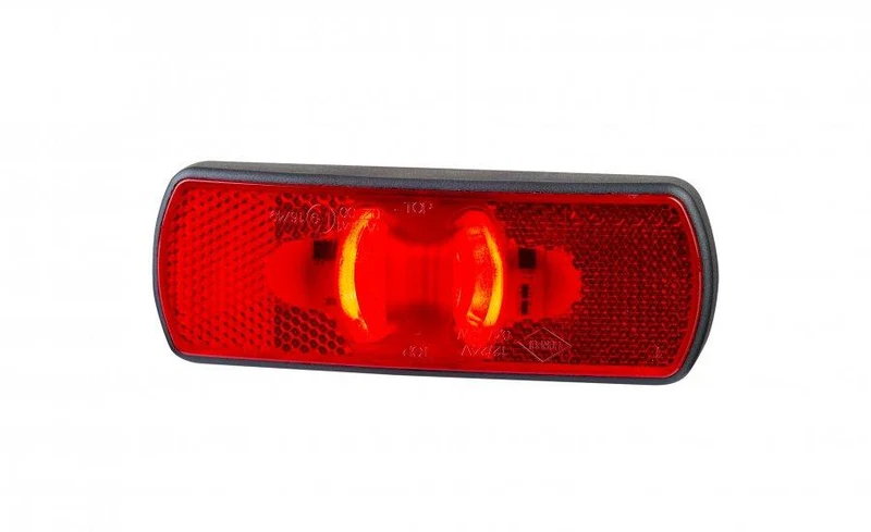 Lámpara marcadora LED roja sin fijaciones visibles