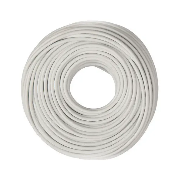 Cable manguera eléctrico 4x1,5 mm 0,5KV blanco para electrodomésticos universal